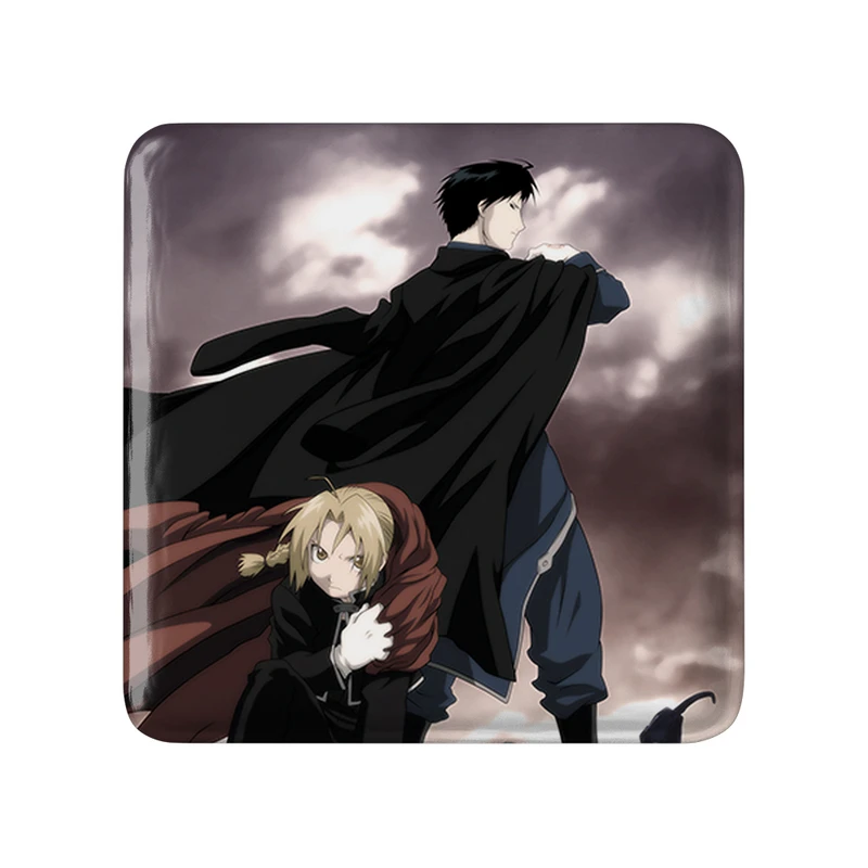 مگنت خندالو طرح ادوارد و موستانگ انیمه کیمیاگر تمام فلزی Fullmetal Alchemist کد 12686