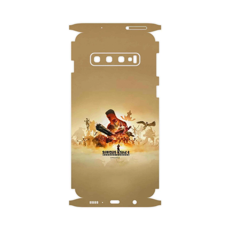 برچسب پوششی ماهوت مدل Serious Sam Game Series-FullSkin مناسب برای گوشی موبایل سامسونگ Galaxy S10