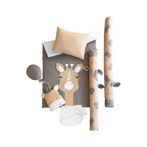 سرویس روتختی کودک مدل زرافه مجموعه ۷ عددی