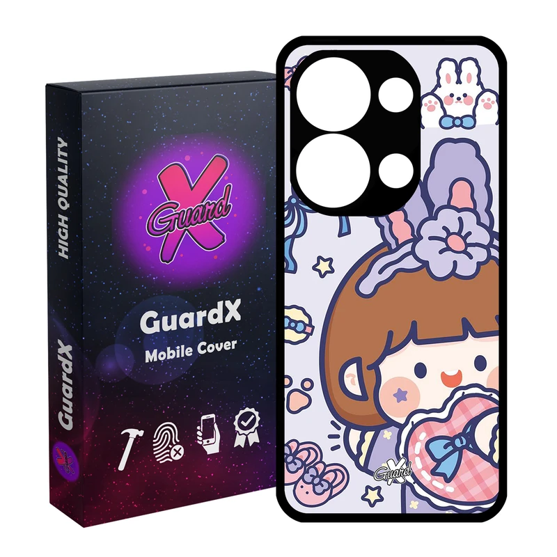 کاور گارد ایکس طرح Roro Jump مدل Glass10443 مناسب برای گوشی موبایل شیائومی Redmi Note 13 Pro 4G / Poco M6 Pro 4G