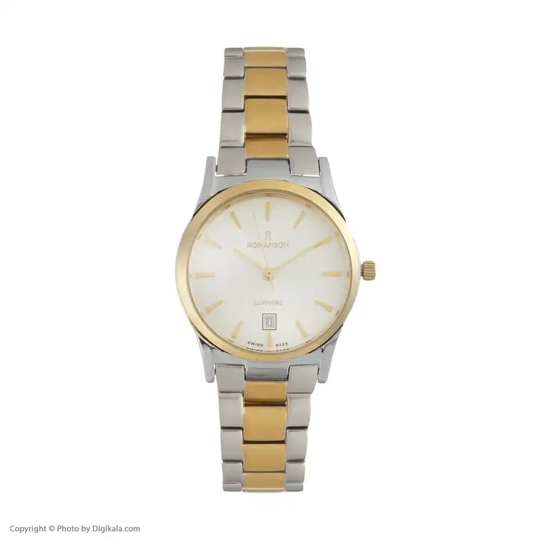 ست ساعت مچی عقربه ای زنانه و مردانه رومانسون مدل 6223
