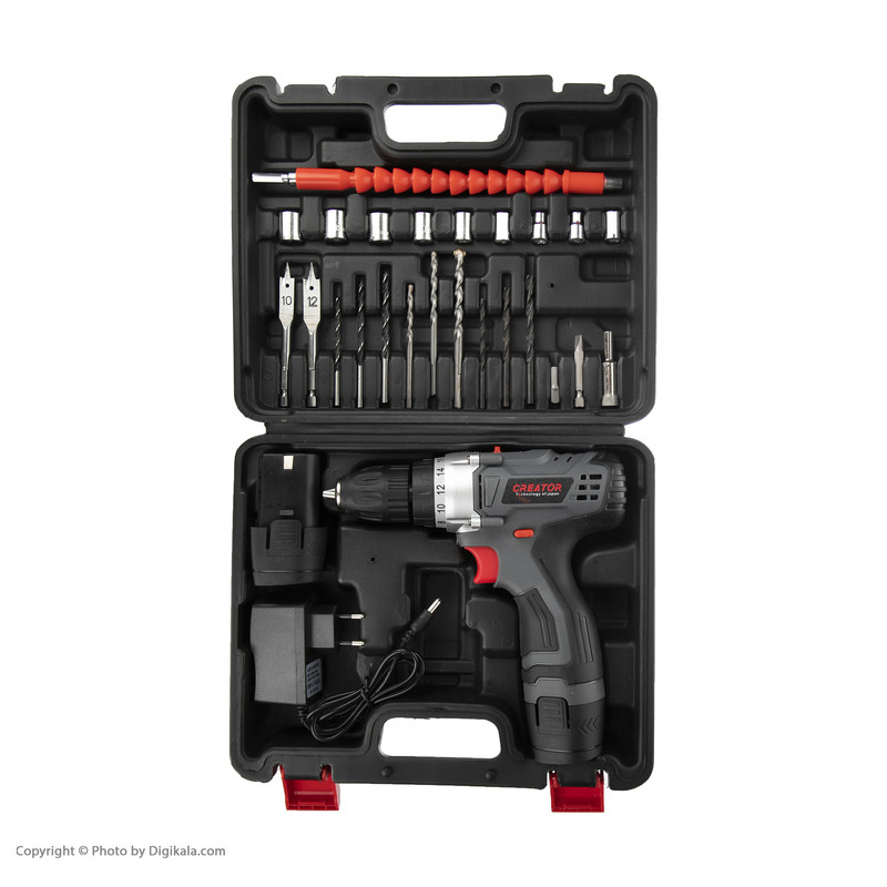 مجموعه 29 عددی دریل پیچ گوشتی کریتور مدل CR12002