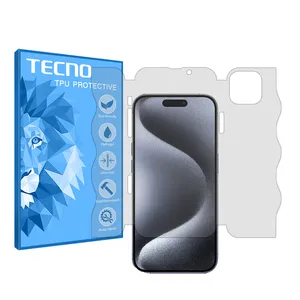 Tecno HyGEL model transparent screen protector suitable for Apple iPhone 15 Pro Max mobile phone