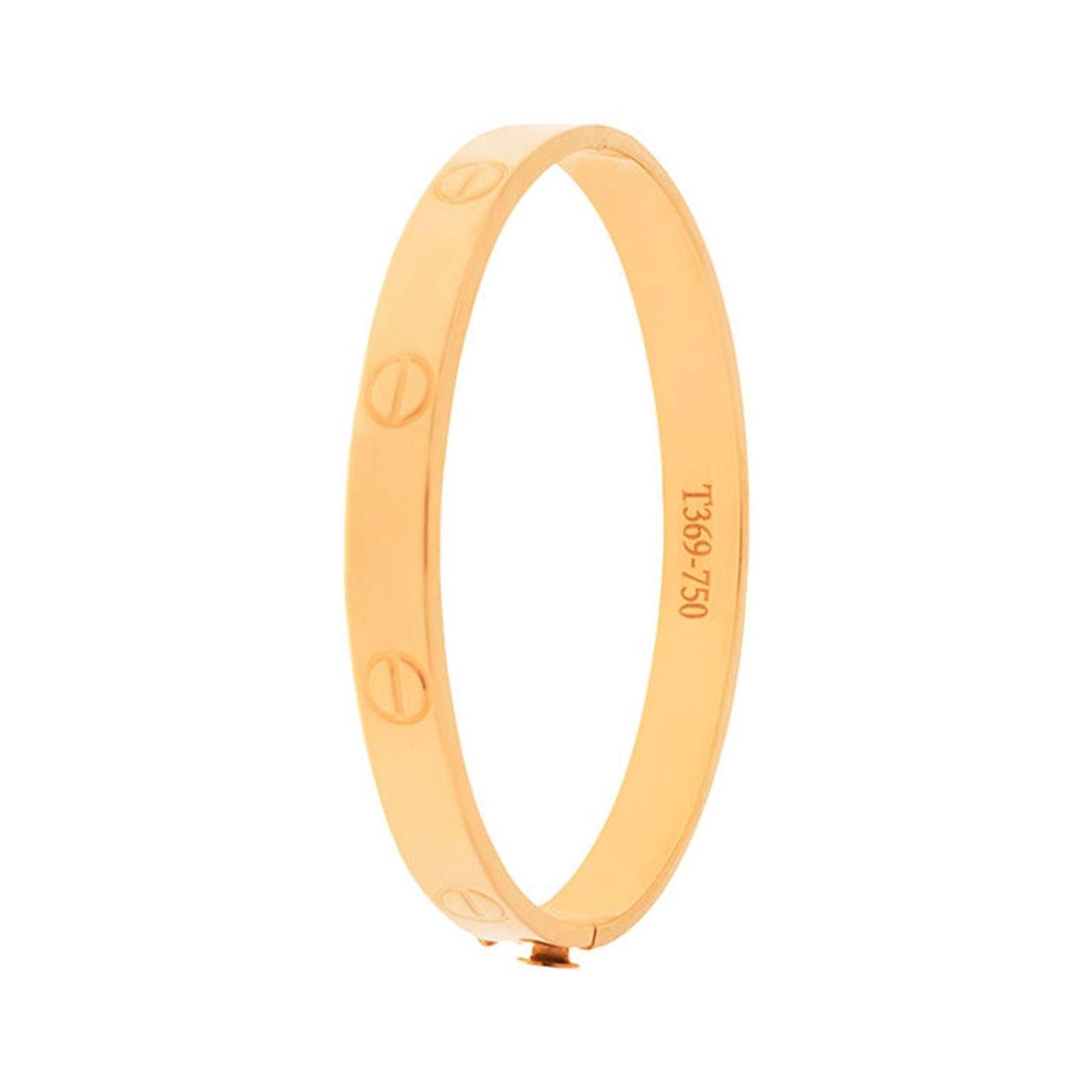 دستبند طلا 18 عیار زنانه گالری یارطلا مدل CAR کد DA04-3 - - 3