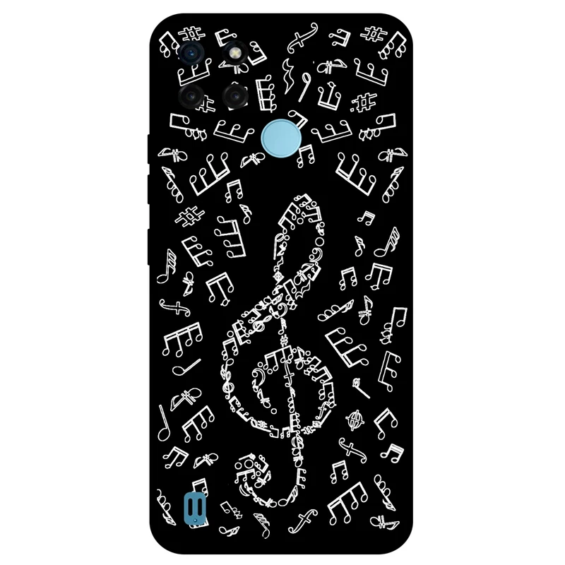 کاور مگافون طرح نوت موسیقی مدل 1370 مناسب برای گوشی موبایل ریلمی C21Y     