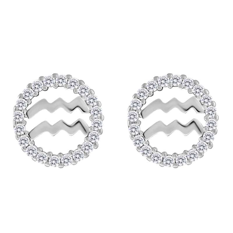 گوشواره نقره زنانه اقلیمه مدل EN210