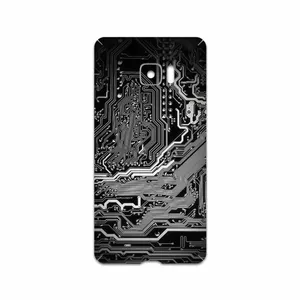 MAHOOT Black Printed Circuit Board Cover Sticker for HTC U Ultra