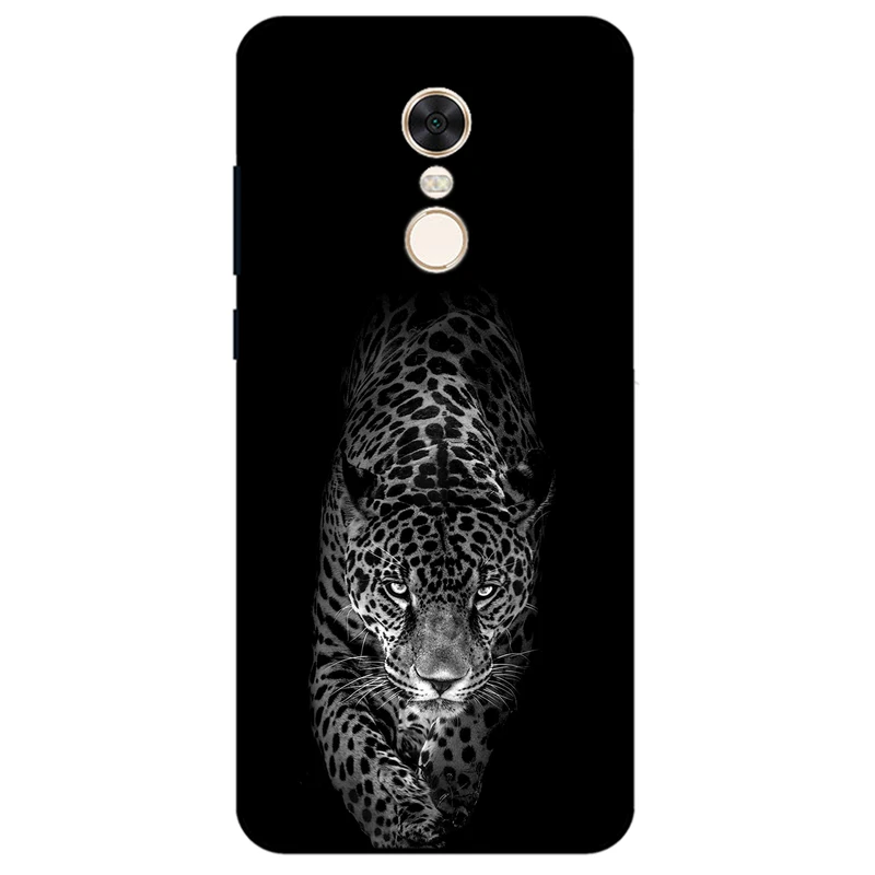 کاور مگافون طرح پلنگ مدل 1879 مناسب برای گوشی موبایل شیائومی Redmi 5 Plus