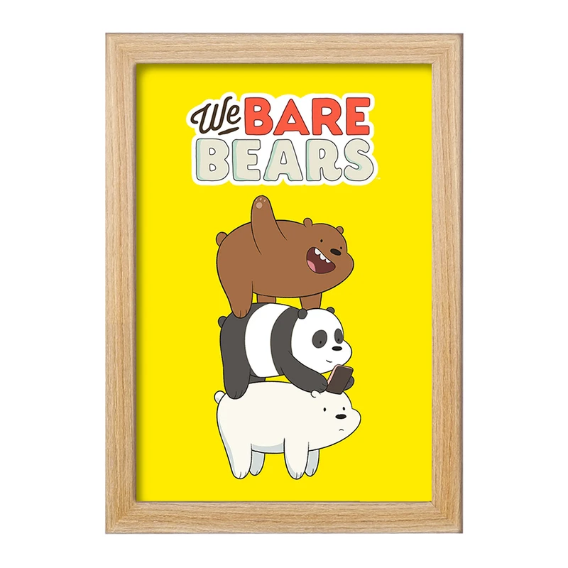 تابلو خندالو مدل انیمیشن سه خرس کله پوک کد 27627