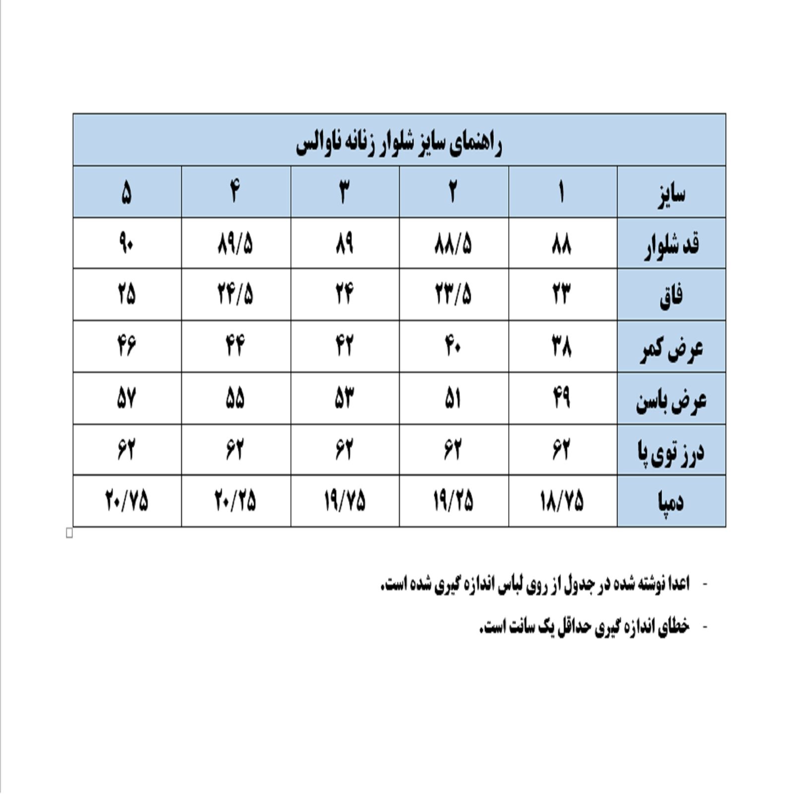 شلوار زنانه ناوالس مدل 2020BK -  - 5