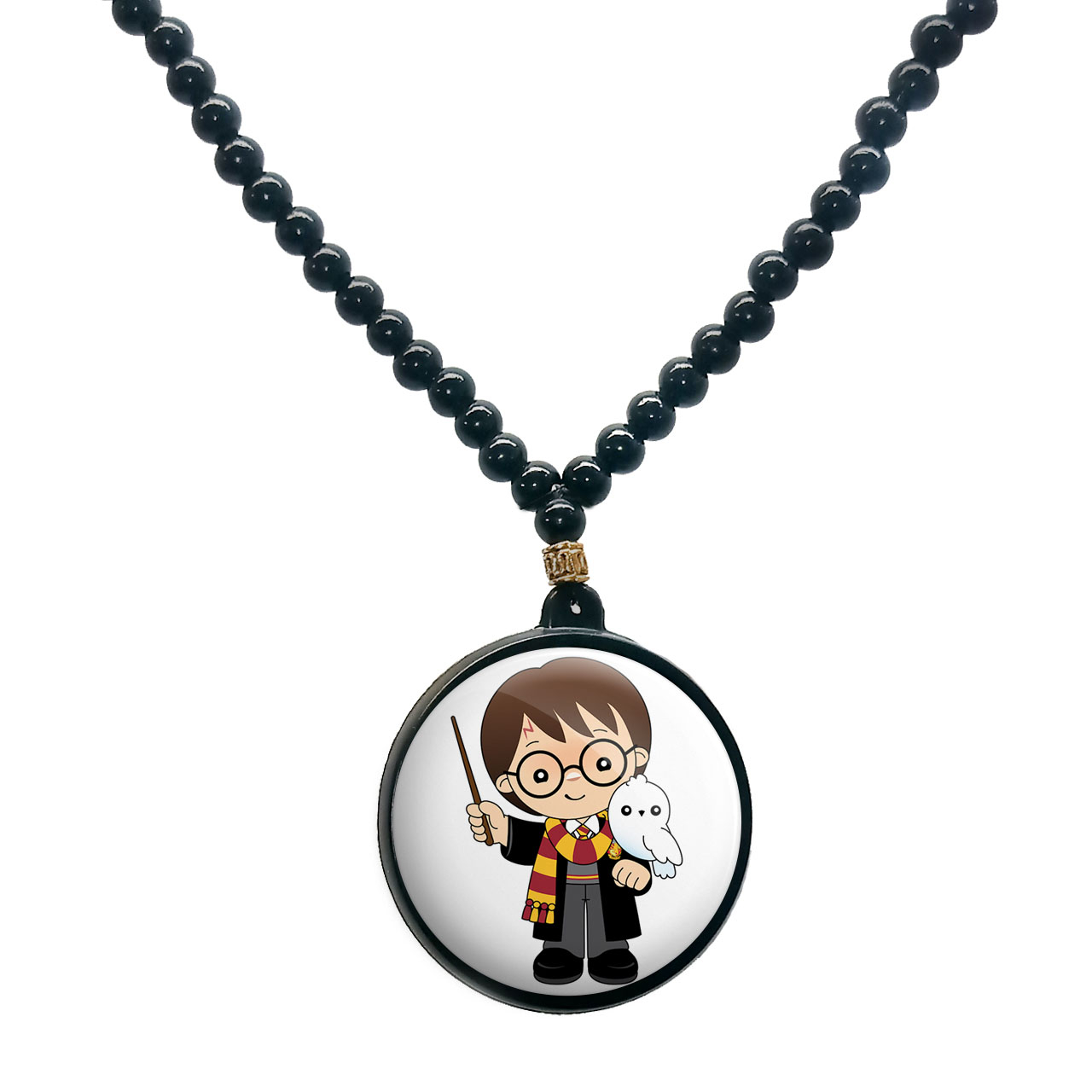 گردنبند پرمانه طرح Harry Potter کد pmd.23992 مدل دو طرفه