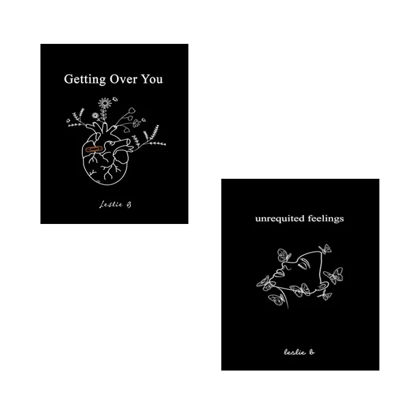 کتاب Getting Over You و Unrequited Feelings اثر Leslie B انتشارات independent publisher دو جلدی