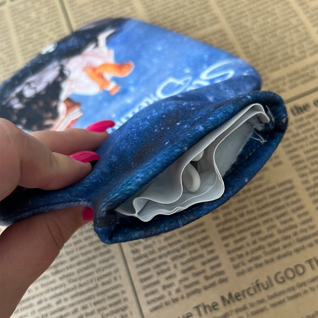 کیسه آب گرم مدل دختر کهکشانی کد 6