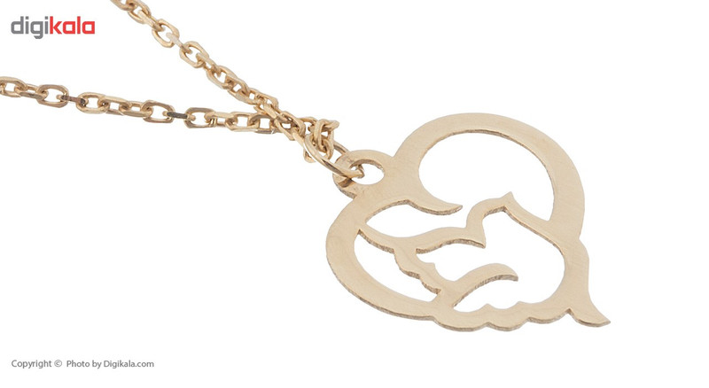 آویز ساعت طلای 18 عیار زنانه ماهک مدل MW0214