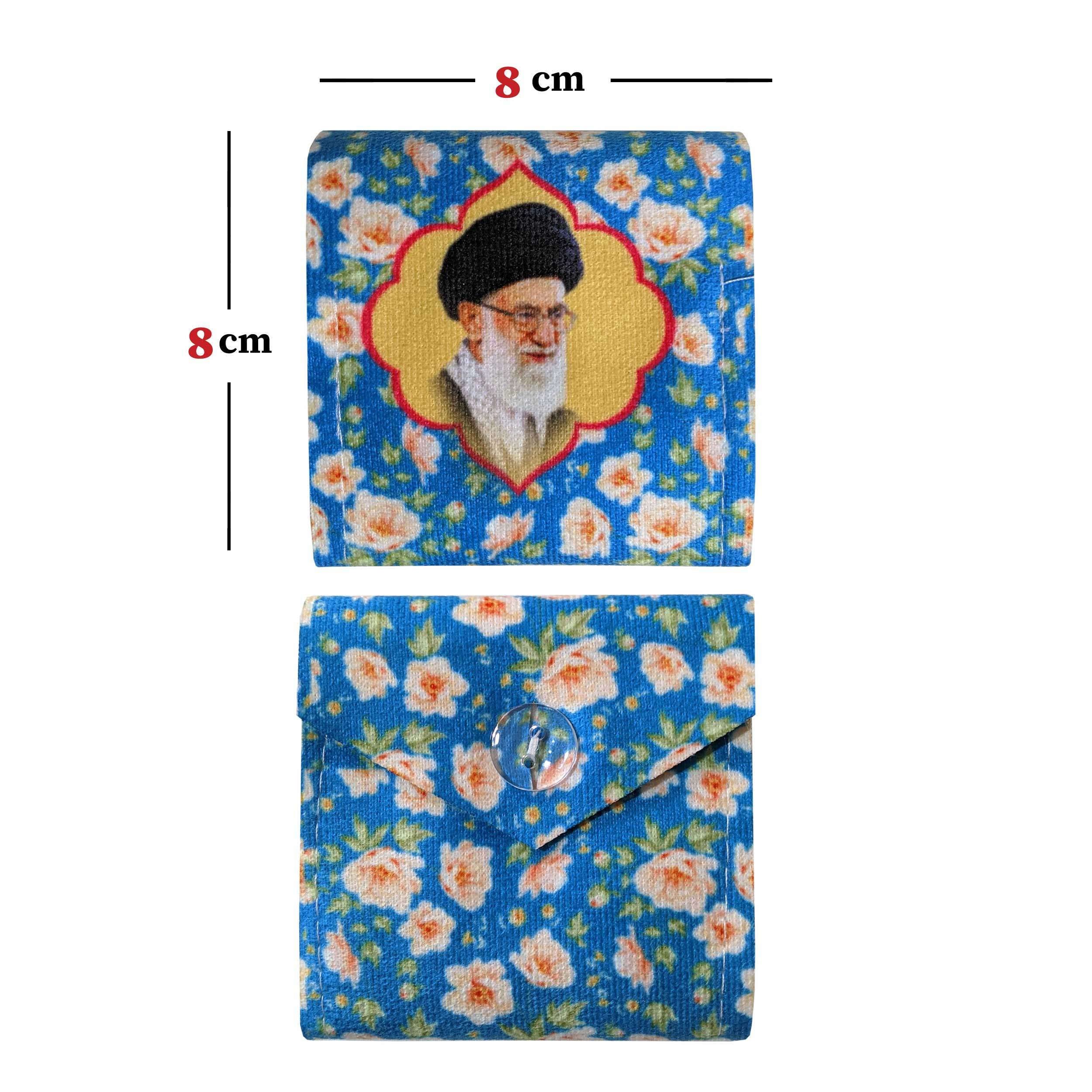 جانماز مدل مذهبی طرح گلدار مخمل رهبری آیه الله خامنه ای