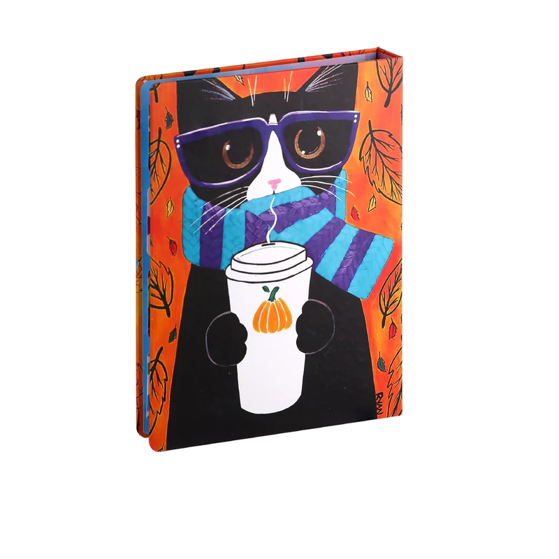 دفتر کلاسوری 100 برگ  سویل طرح گربه و شال