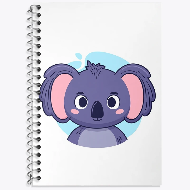 دفتر لغت 50 برگ خندالو طرح فیل حیوانات بامزه کد 37160