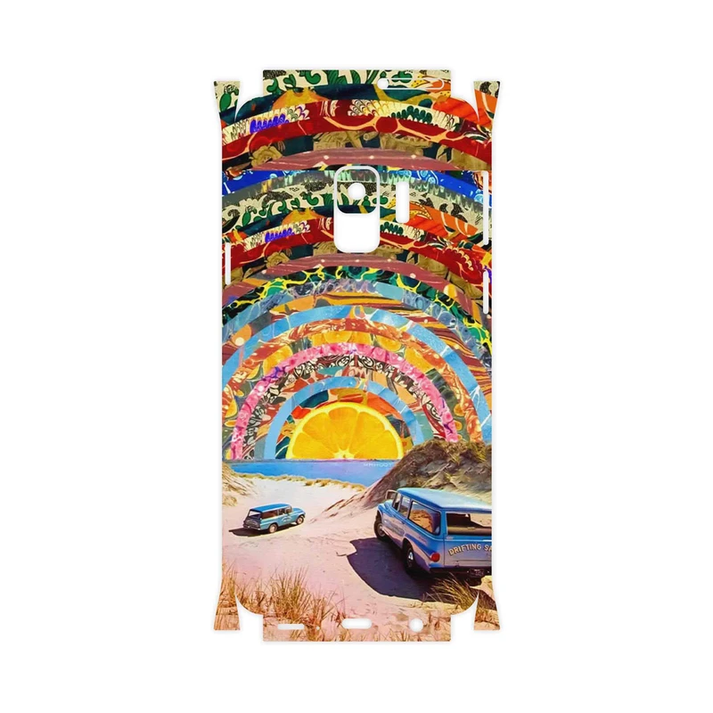 برچسب پوششی ماهوت مدل Collage of Orange Sky-FullSkin مناسب برای گوشی موبایل سامسونگ Galaxy S9