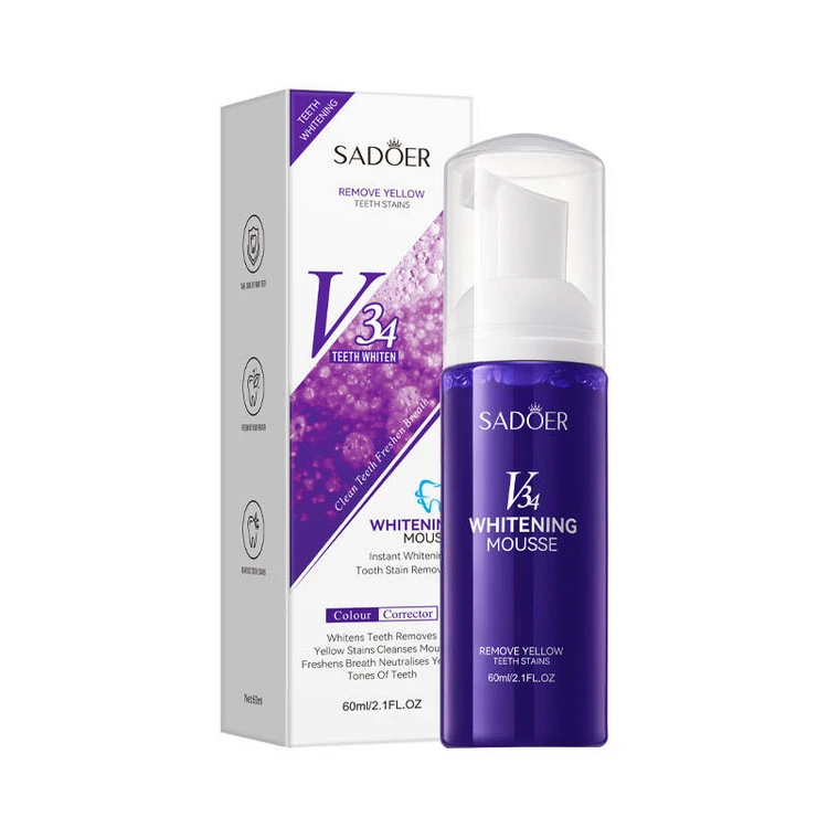 موس سفیدکننده دندان سادور مدل V34 حجم ۶۰ میلی لیتر