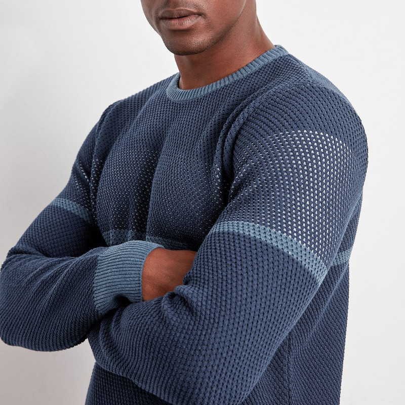 پلیور یقه گرد مردانه مدل 831635108 طرح ترندیول