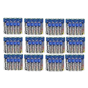 باتری قلمی و نیم قلمی کملیون مدل super heavy duty بسته 96 عددی