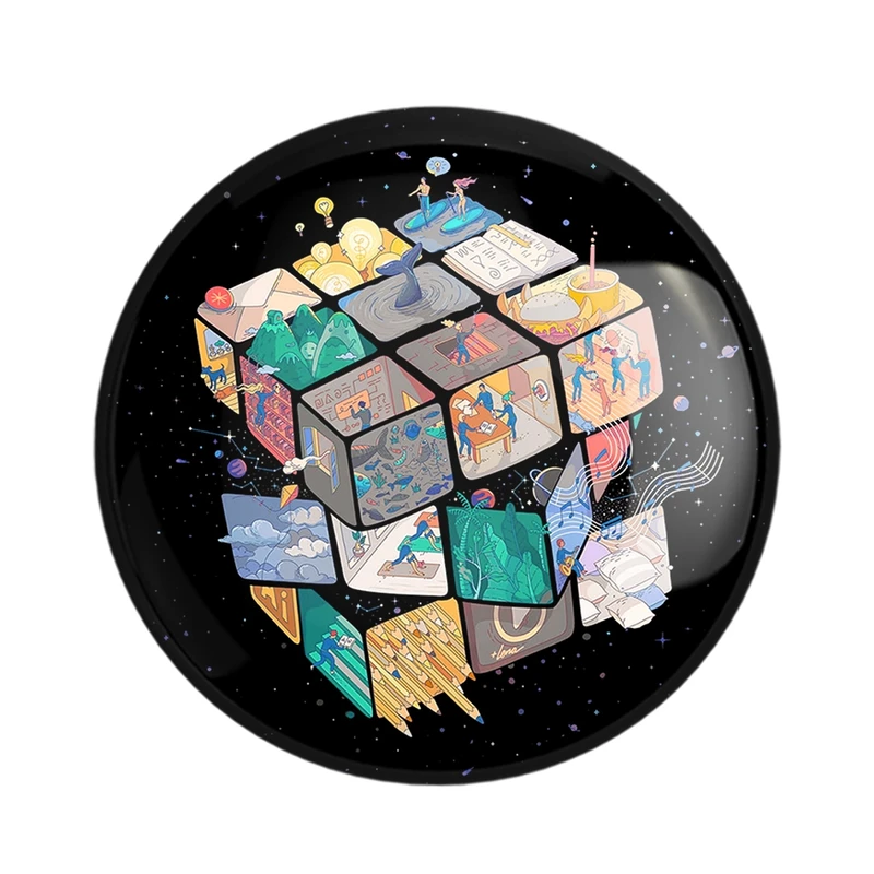 مگنت خندالو مدل مکعب روبیک کد 27818