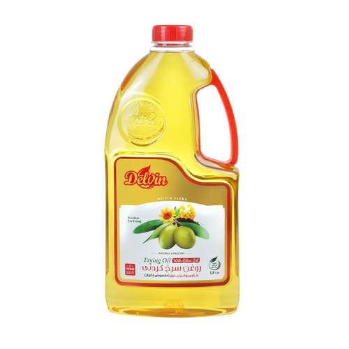  روغن سرخ کردنی حاوی روغن زیتون دلوین - 1800 میلی لیتر 