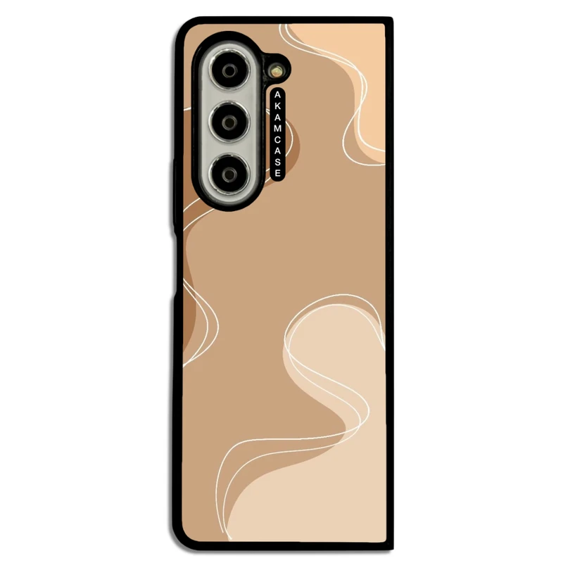 کاور آکام مدل AMC-WSGZFOLD5-CREAMY-12 مناسب برای گوشی موبایل سامسونگ Galaxy Z Fold 5