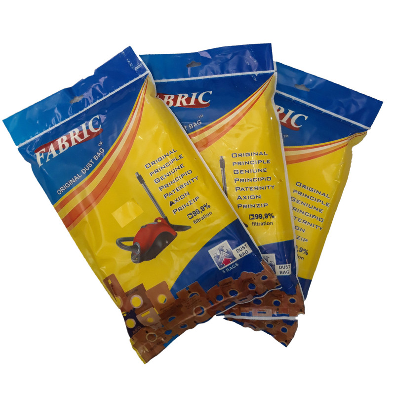 پاکت جاروبرقی فابریک کد 001 بسته 5 عددی مناسب برای جاروبرقی LG 7000