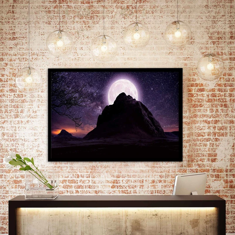 تابلو بکلیت طرح ماه درخشان مدل B4616