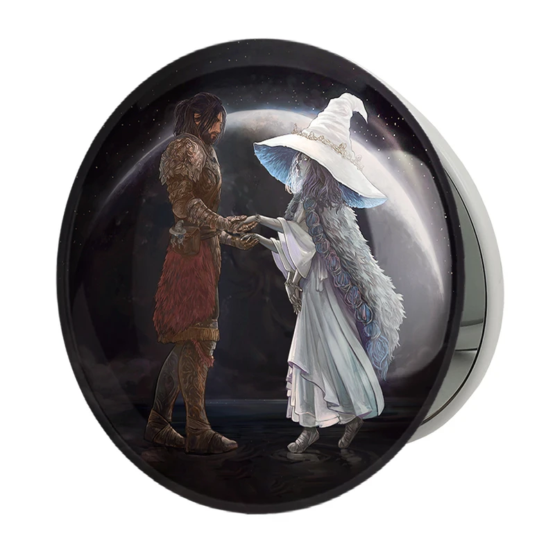 آینه جیبی خندالو طرح بازی الدن رینگ Elden Ring مدل تاشو کد 26134 