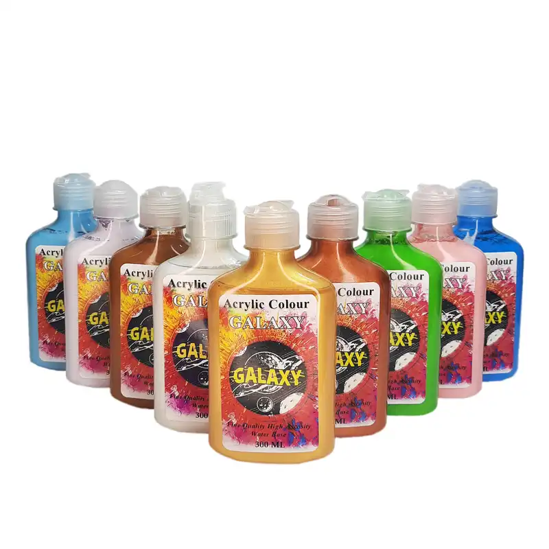 رنگ اکریلیک گلکسی مدل artist حجم 300 میلی لیتر
