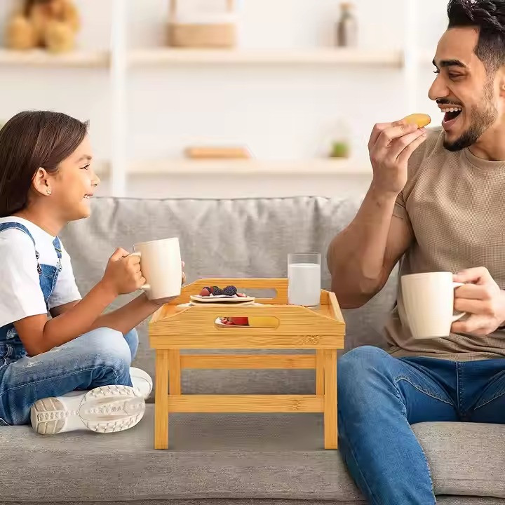 سینی مدل بامبو پایه دار