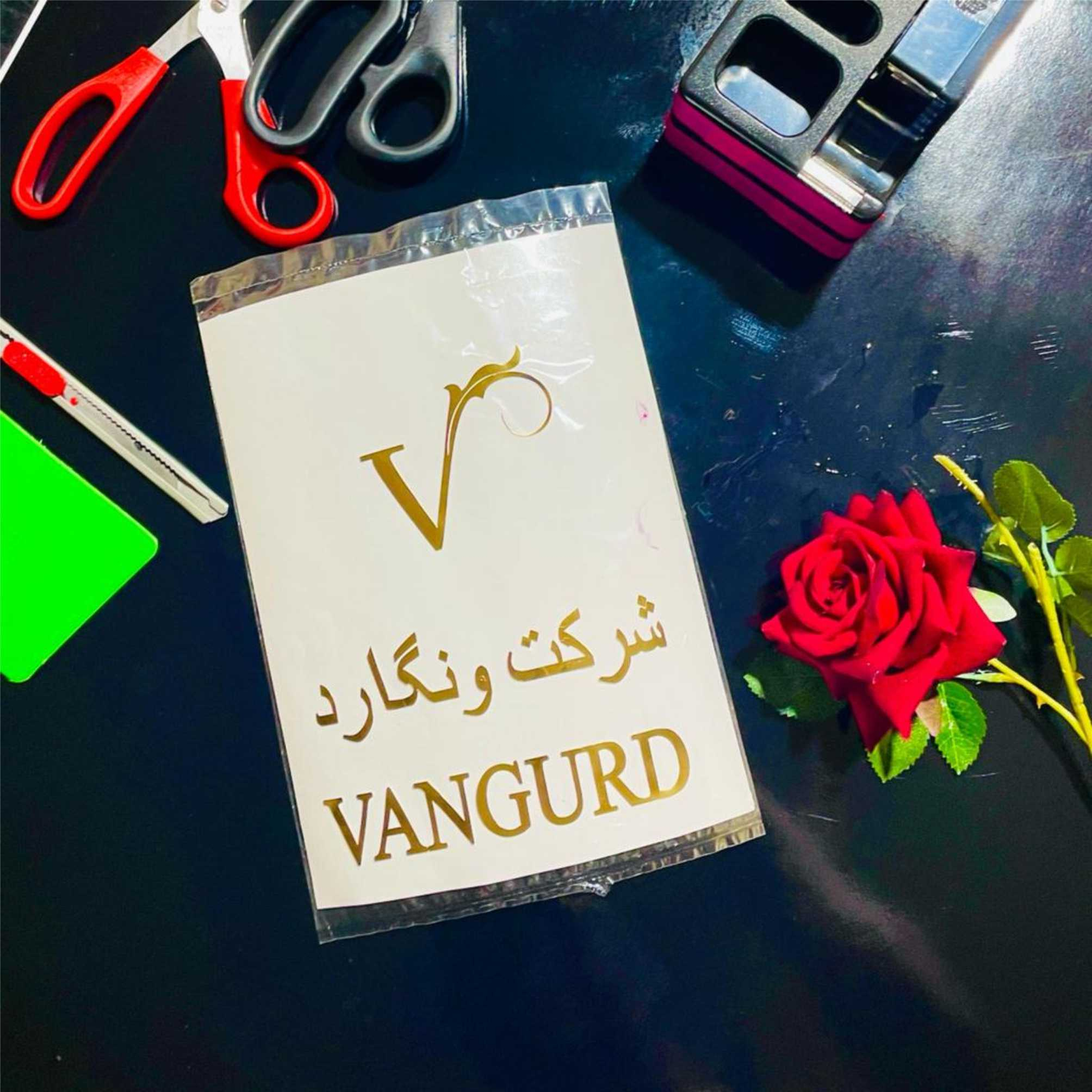 برچسب پارکابی خودرو ونگارد کد SD02 مناسب برای شاهین مجموعه 4 عددی