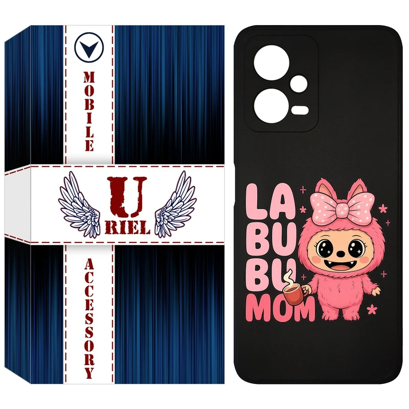 کاور یوریل مدل KSH کد 136 طرح عروسک لبوبو مناسب برای گوشی موبایل شیائومی Poco X5 / Redmi Note 12 5G