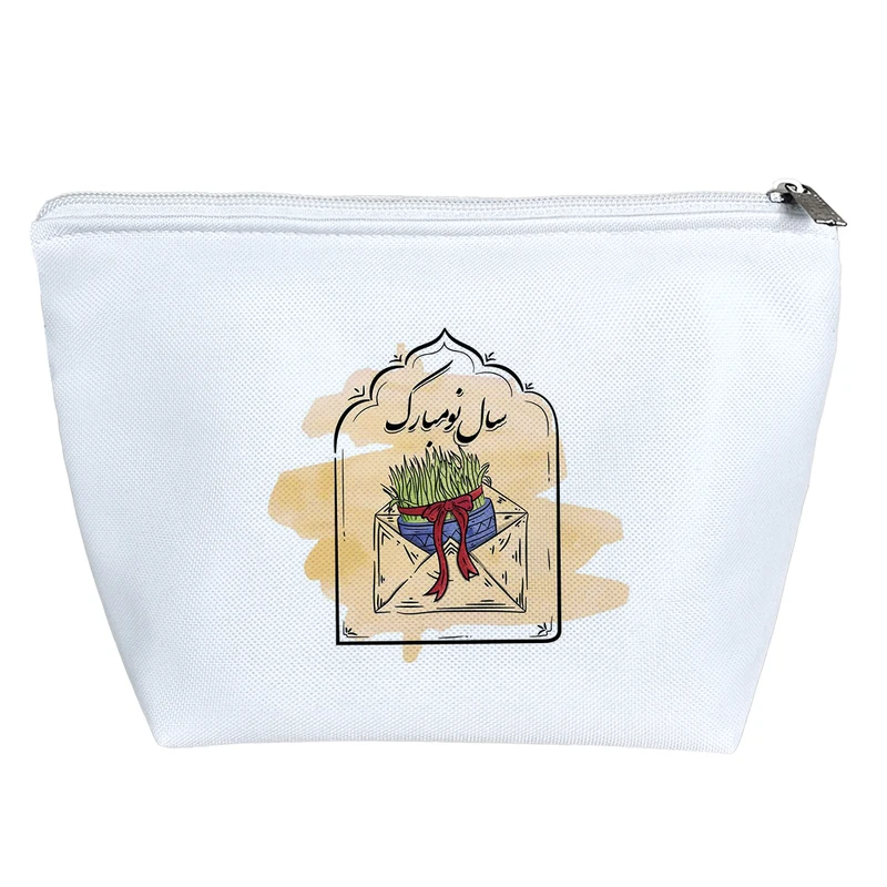 کیف لوازم آرایش دخترانه خندالو مدل عید نوروز سال نو کد 2022