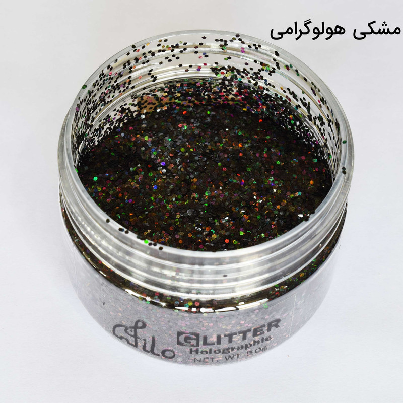 پودر اکلیل رزین اپوکسی فیلو مدل Holographic حجم 50 میلی لیتر