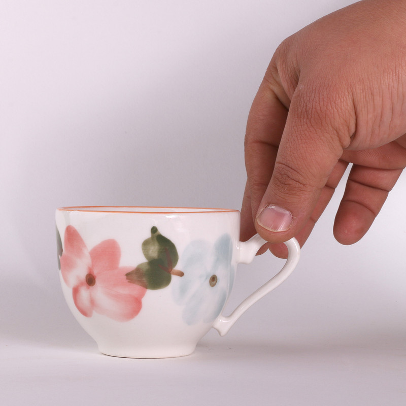 فنجان طرح بهار گل ها بسته 2 عددی