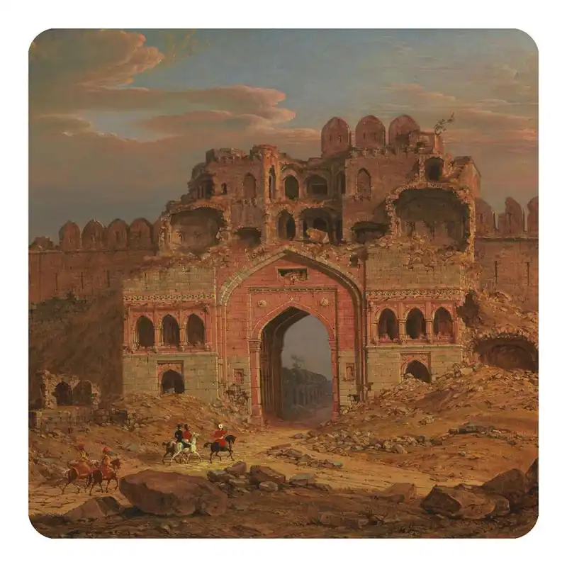 مگنت طرح نقاشی رنگ روغن مدل mg10043