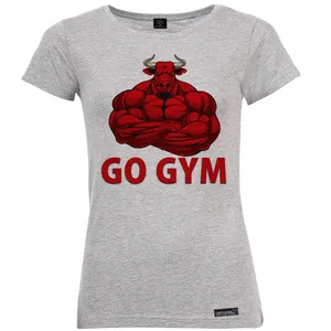 تی شرت آستین کوتاه زنانه 27 مدل Go Gym کد MH1414