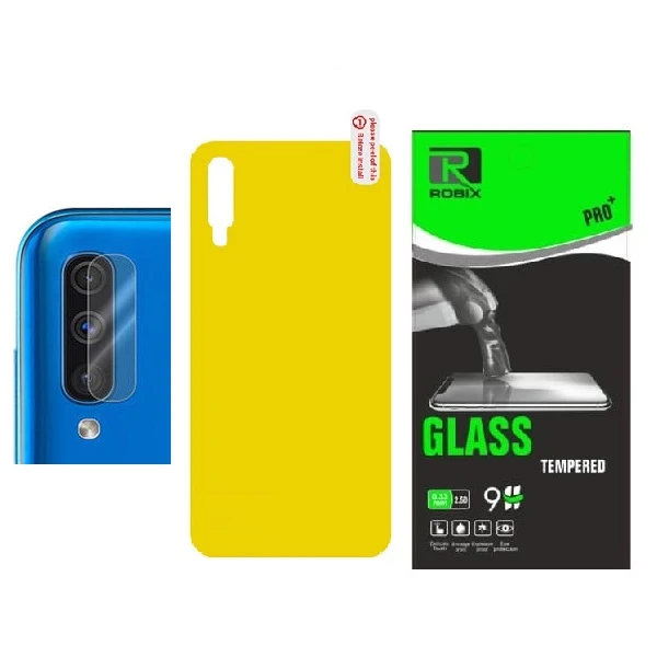 محافظ پشت گوشی روبیکس مدل SADA50مناسب برای گوشی موبایل سامسونگ Galaxy A50 به همراه محافظ لنز دوربین