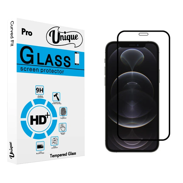 محافظ صفحه نمایش يونيک مدل +Clear مناسب برای گوشی موبایل اپل iPhone 12 Pro
