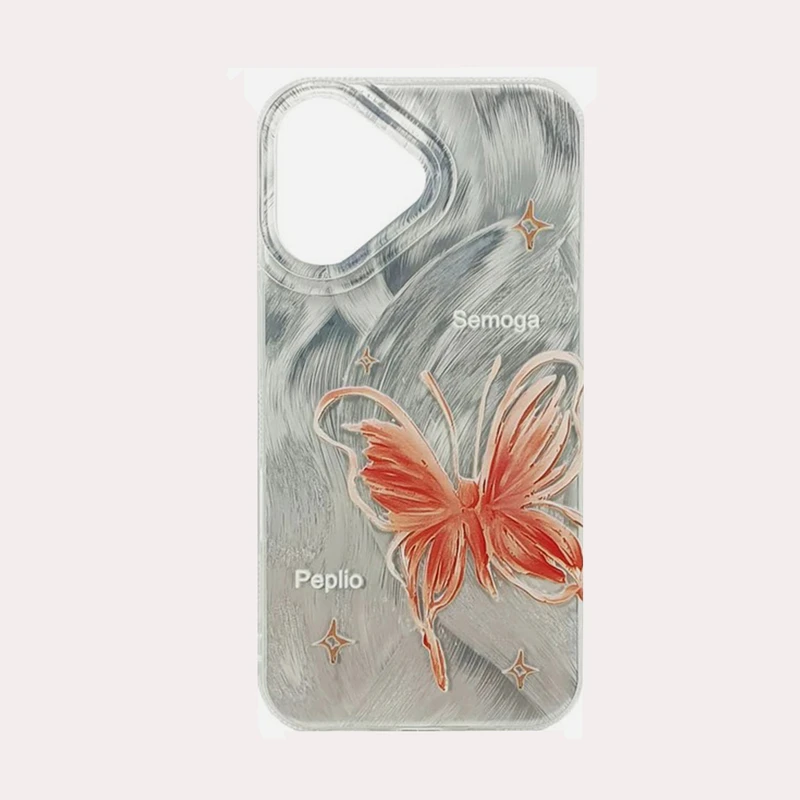 كاور طرح پروانه براشی مدل RZ016 مناسب برای گوشی موبایل اپل Iphone 16