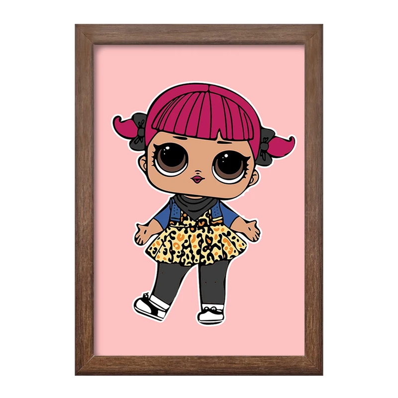 تابلو خندالو طرح عروسک ال او ال LOL کد 27877