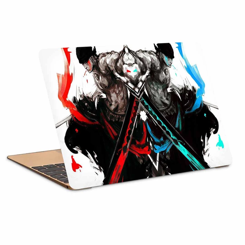 استیکر لپ تاپ طرح One Piece Hawkins Android کد N-439 مناسب برای لپ تاپ 15.6 اینچ