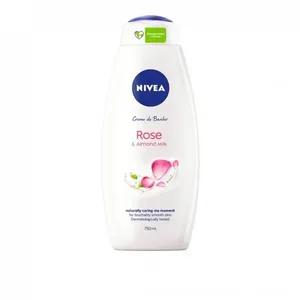 شامپو بدن نیوآ مدل Rose And Almond Milk حجم 750 میلی لیتر