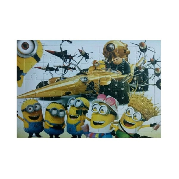 پازل 105 تکه طرح الفبا و مینیون کد 007 بسته 3 عددی