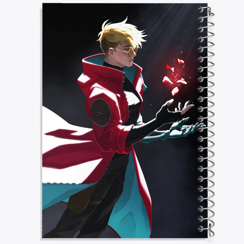 دفتر نت موسیقی 50 برگ خندالو مدل وش انیمه تریگان (Trigun) کد 36260