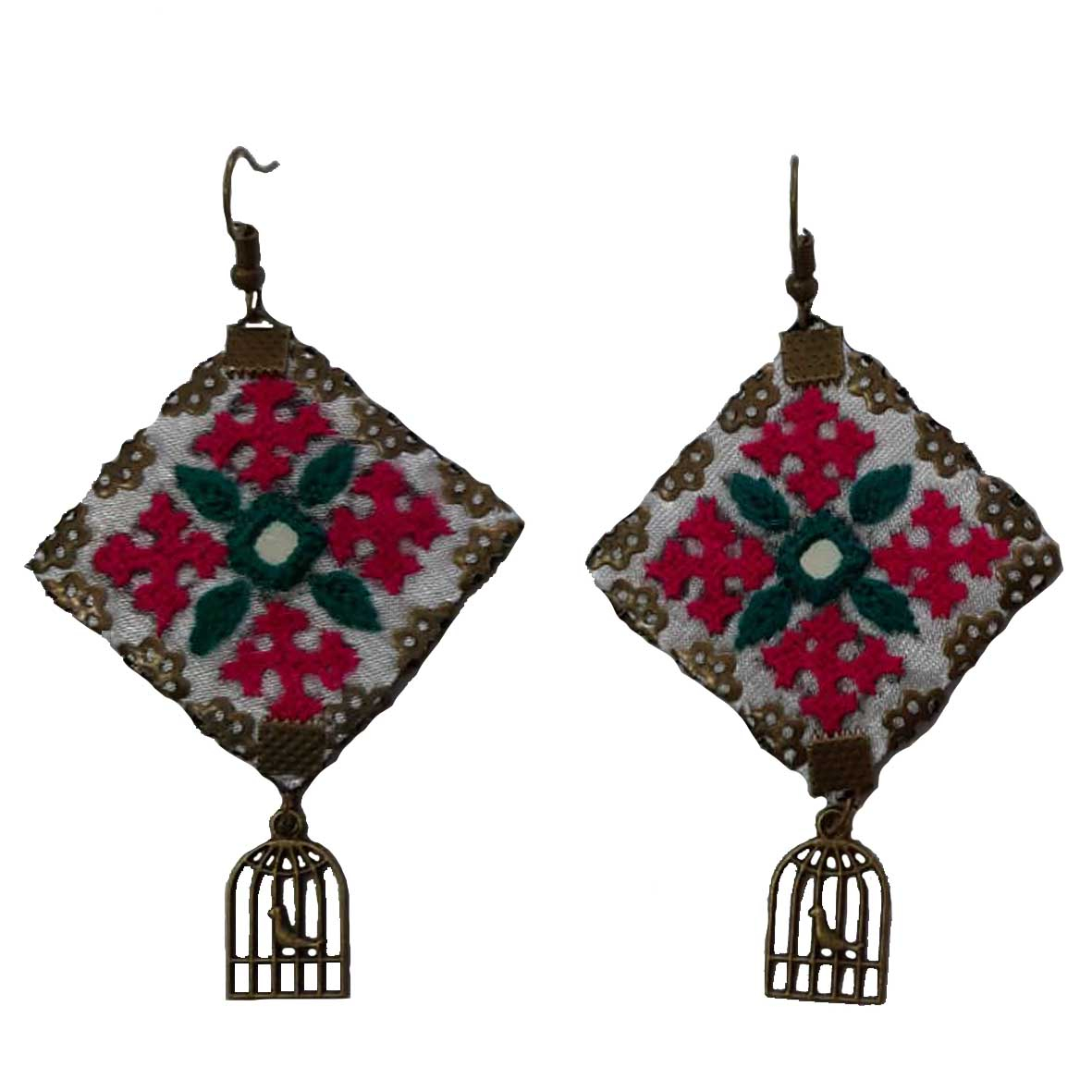 گوشواره سوزن دوزی کد B57