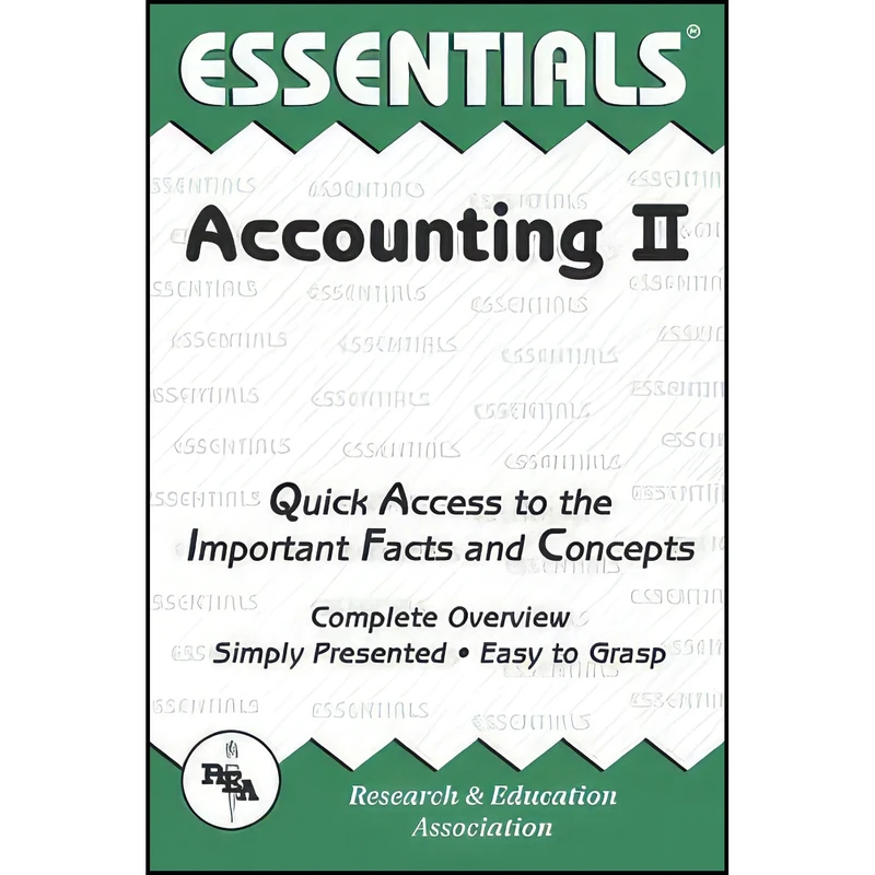 کتاب Accounting II Essentials  اثر Duane R. Milano انتشارات Research   Education Association